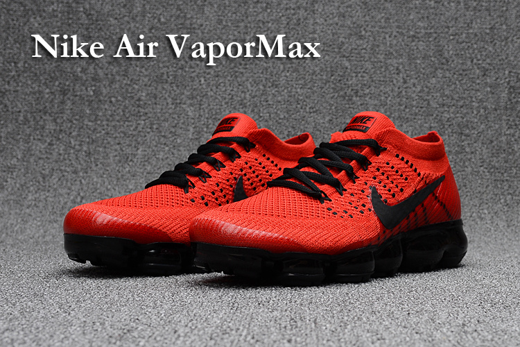 red and black vapormax flyknit