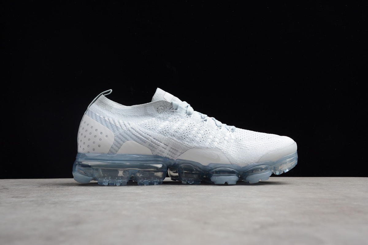 Nike Air VaporMax Flyknit 2.0 White Grey White Mens Running Shoes 942842 004 StclaircomoShops Nike Air VaporMax Nike reveals official photos of the Bordeaux Air Jordan 1