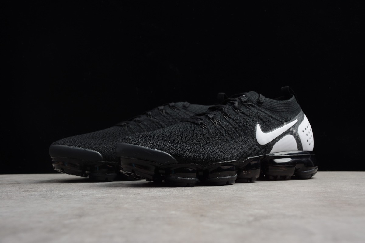 Nike Air VaporMax Flyknit 2018 2.0 Negro Blanco Hombres y mujeres