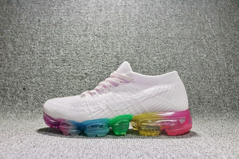 Nike Air Vapormax Flyknit White Rainbow Women Shoes 899472 - RvceShops - Nike Ii Premium Fsu -