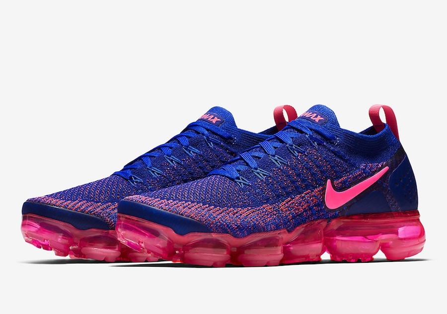 pink blue and gray vapormax