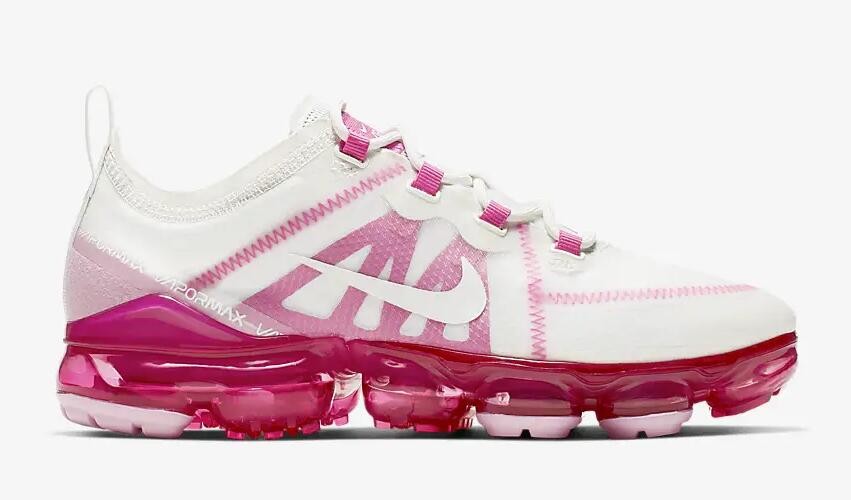 BvfShops 105 Nike Air VaporMax 2019 Summit White Laser Fuchsia