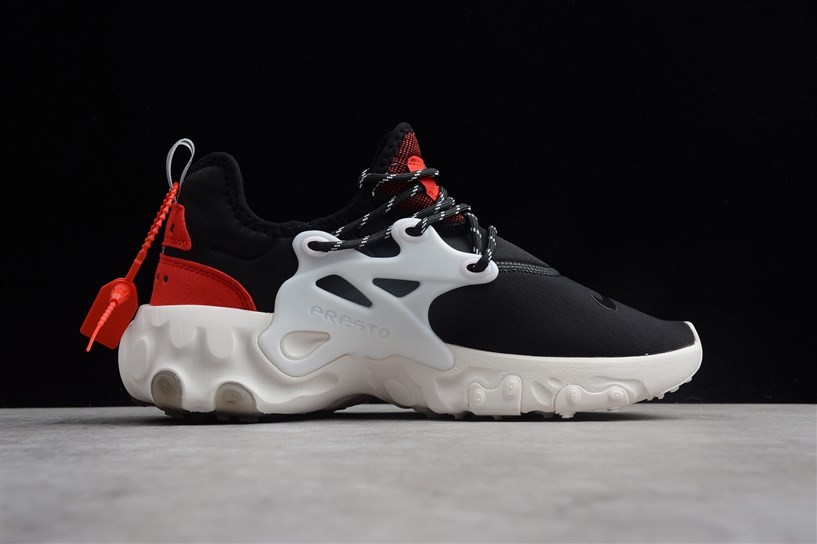 nike presto react black and red