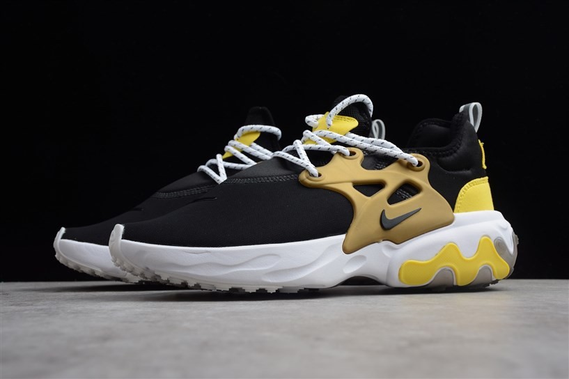 Nike Presto React Black White Gold AV2605 nike air series 6e Air Presto Mid 001 GaleriahitShops