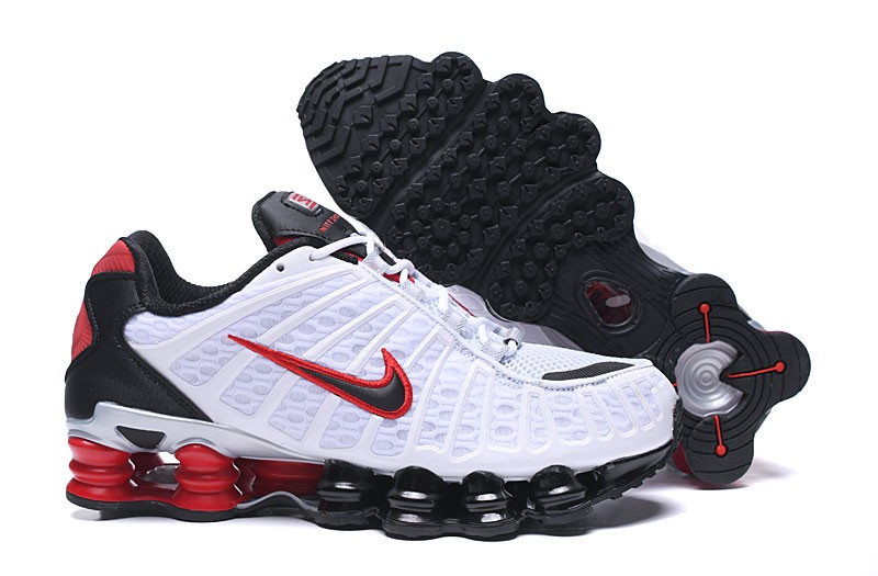 Nike Shox TL 1308 Blanco Negro Rojo nike air max 4 touch gray and pink black friday AV3595 116