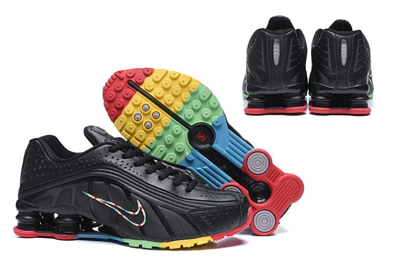 Nike shox online r4 noir rouge