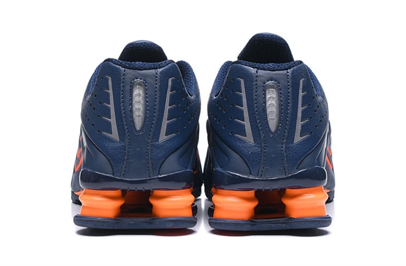 Blue and orange nike shox store