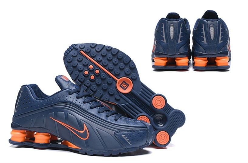 Blue nike clearance shox mens