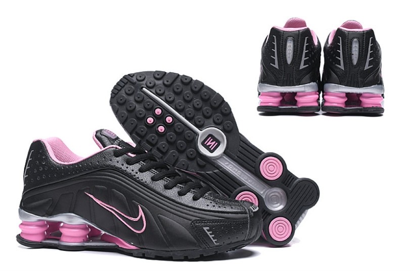 Nike shox black pink top