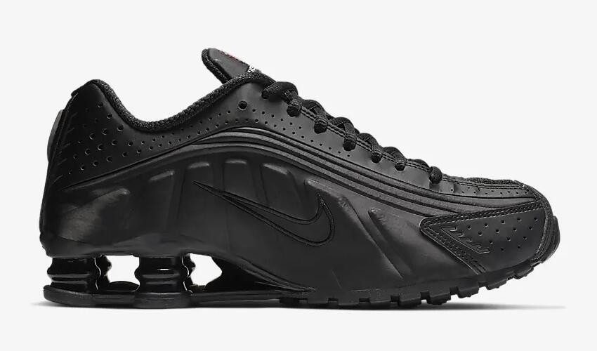Nike Shox R4 Black Max Orange AR3565 