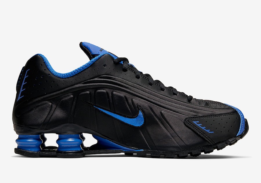 053 BioenergylistsShops Nike Shox R4 Negro Azul Real 104265