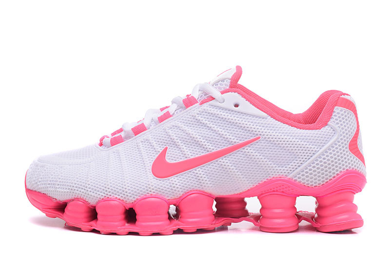 MhscfootShops Nike Air Shox TLX 0018 TPU white peach women Shoes