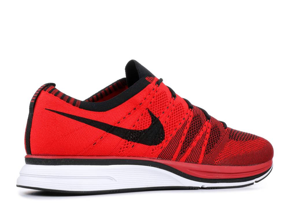 Red flyknit trainer clearance
