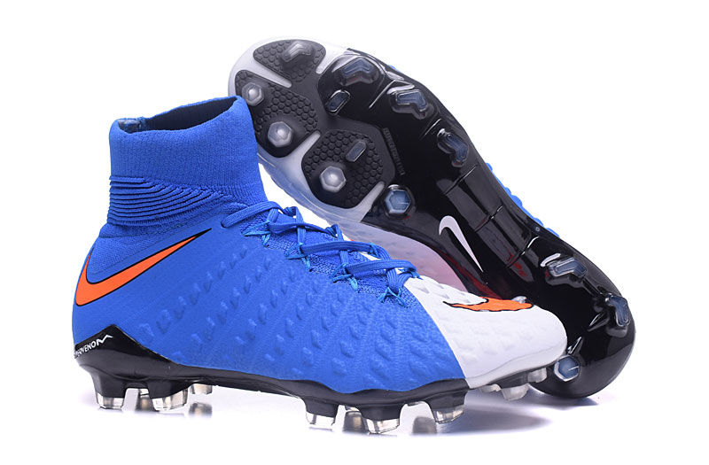 GaleriahitShops Nike Hypervenom Phantom III Nike Hypervenom Phantom III DF FG Blue White Orange nike zoom superfly elite 2018 boots black friday