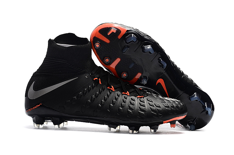 Nike hypervenom black red outlet
