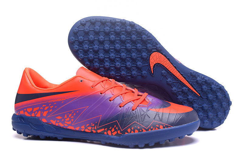 Nike Hypervenom Phantom II TF FLOODLIGHTS PACK Orange Purple Navy Blue Football Shoes GmarShops Nike Hypervenom Phantom II FG metallic silver women nike shox sandals shoes