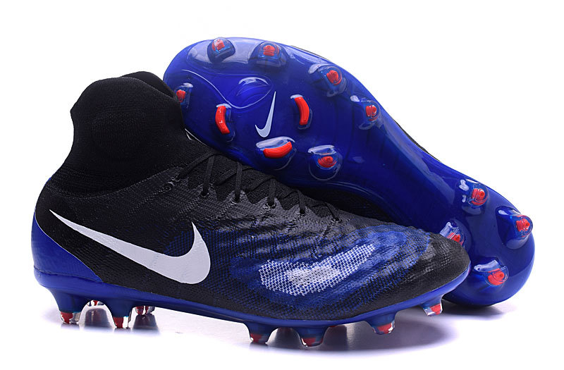 Nike Magista Obra II FG Soccers Football Shoes ACC Navy Blue Black - S Clearsole Sneakers in Beige Mesh - StclaircomoShops