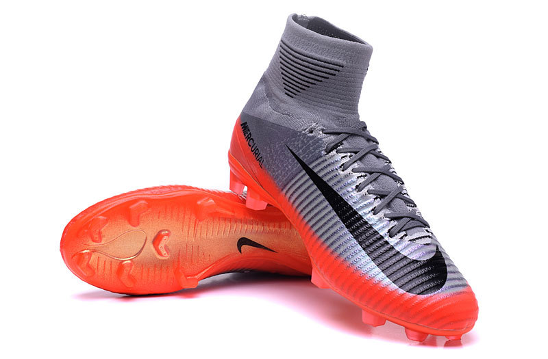 Nike mercurial orange and grey best sale