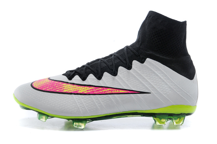 Mercurial superfly fg - new arrivals white/volt/hyper pink/black