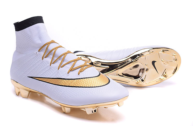 Nike mercurial superfly gold white clearance