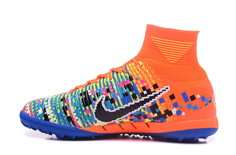 Nike mercurial superfly v ea sport fg soccer cleats orange colorful best sale