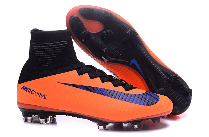 prosa Enderezar Inodoro Nike Mercurial Superfly V FG ACC High Football Shoes Soccers Orange Black -  RvceShops - Tiempo Legend 9 Club FG MG Boots
