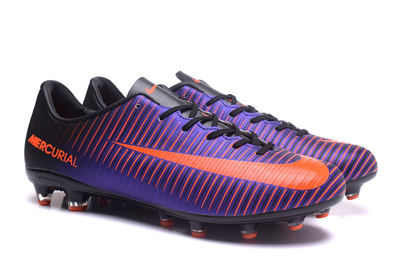 Purple and orange nike mercurial best sale