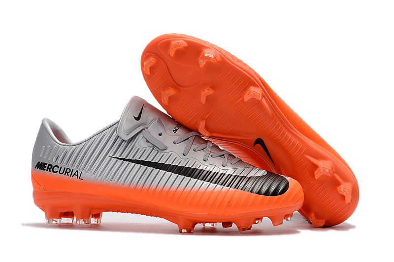 Grey and orange nike football boots on sale