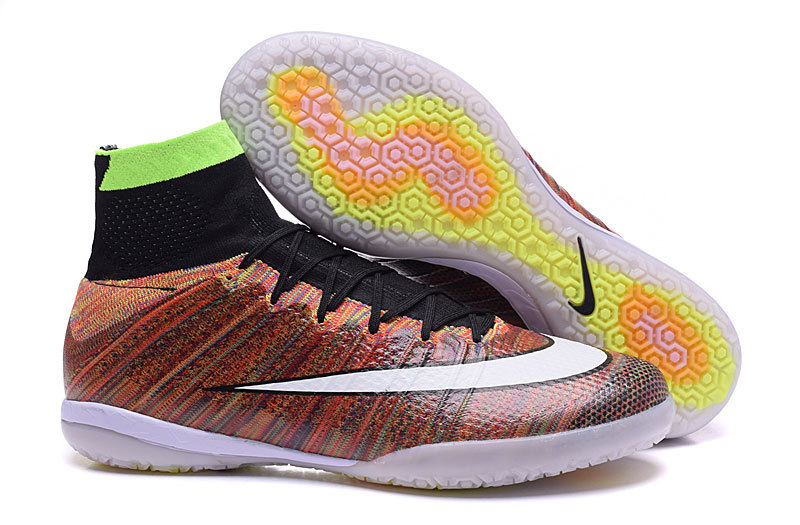 Rainbow indoor soccer shoes sales