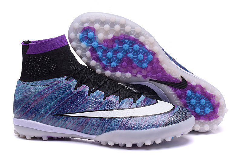 013 Nike Mercurial X Proximo Street TF Turf Multi Color Soccers Cleats Purple 718777 GmarShops nike kobe 11 milan black and gold shoes Mercurial X Proximo