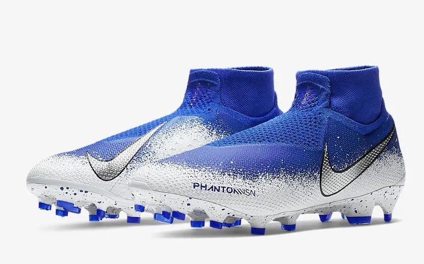 Nike Phantom Vision Elite Dynamic Fit FG Racer Blue White Chrome AO3262 410 GmarShops Nike Phantom Vision DF FG brown nike air max thea shoes clearance code
