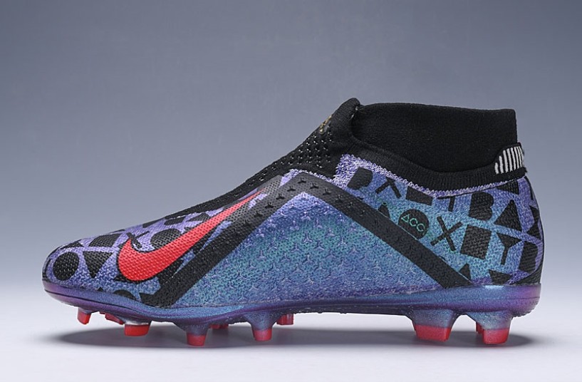 110 GmarShops Nike Phantom Vision DF FG Nike X EA Sports Phantom VSN Elite DF FG Limited Edition Blue Purple Crimson Soccer BQ5722 nike blazer wholesale outlet
