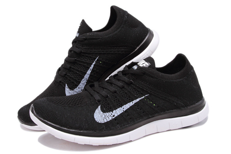 StclaircomoShops Nike Free 4.0 Flyknit Black White Dark Grey Mens Running Shoes 631053 Nike Lab Football Atmosphere Grey - 001