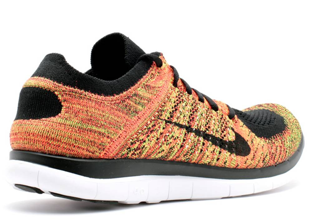 Nike Free Flyknit 40 Crimson Volt Bright Black 631053 - nike air jordan  girls shoes purple gold pink - 009 - StclaircomoShops