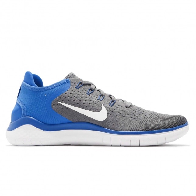 GaleriahitShops 008 mens nike zoom hyperfuse 2014 kyrie irving Nike Free RN 2018 Gunsmoke Signal Blue White 942836 Nike Free RN Flyknit