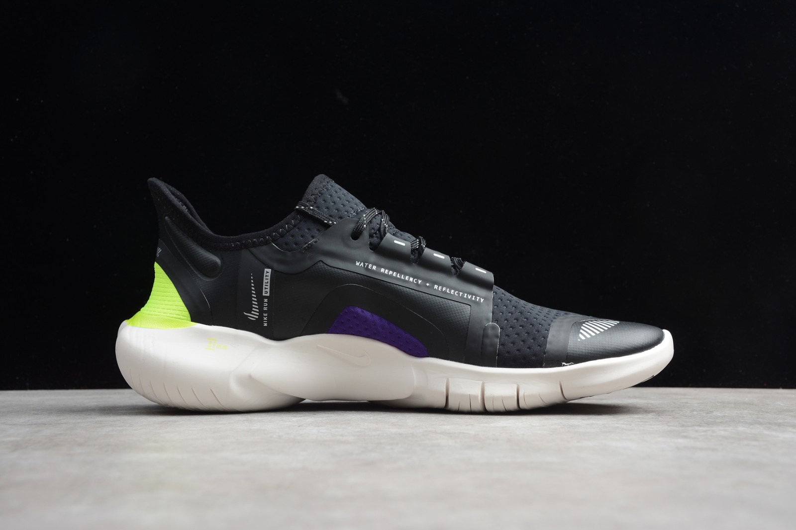 Nike Free RN Flyknit GaleriahitShops Nike Free RN 5.0 Shield Black Purple Green Waterproof Trainers Running Shoes BV1223 Official Photos of the Nike SB Dunk High Invert Celtics 001