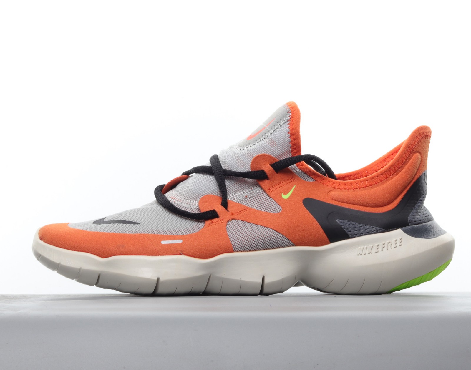 StclaircomoShops - 204 - Nike Free RN Vast Grey Orange AQ1289 - menos Nike Kyrie 7