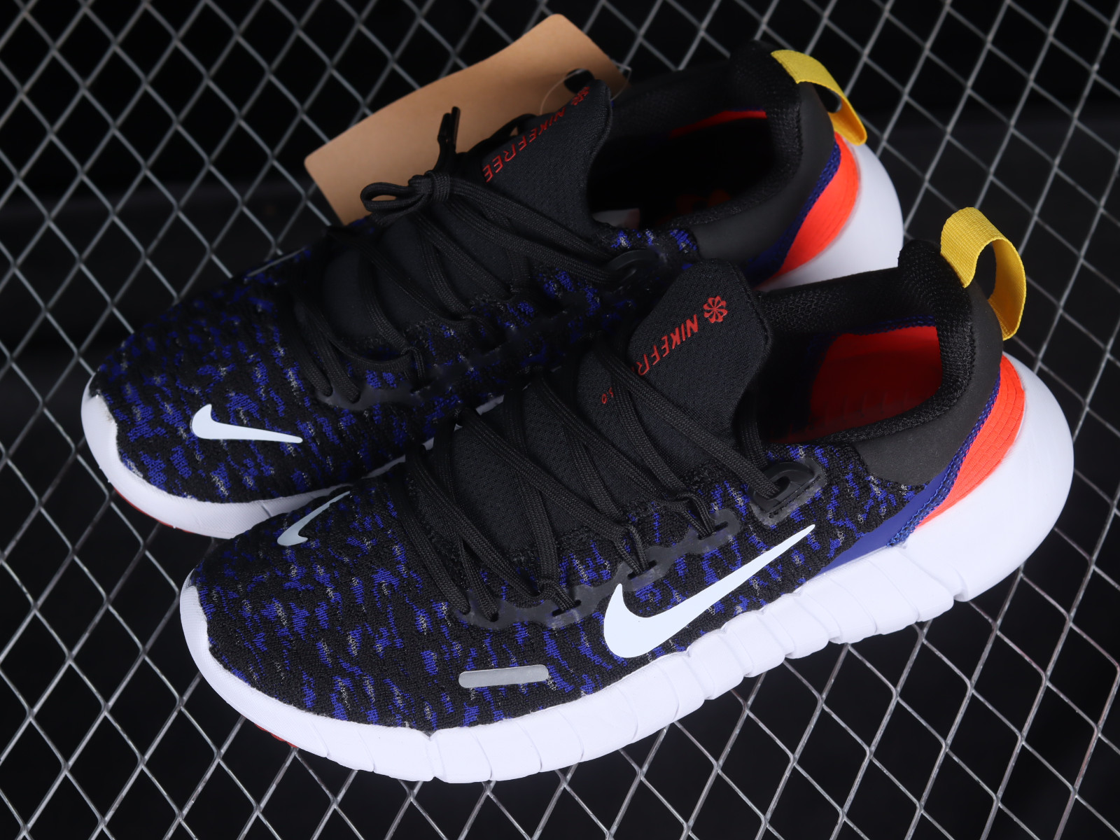 Nike Free RN Flyknit Nike Free Run 5.0 Zwart Concord Cinnabar