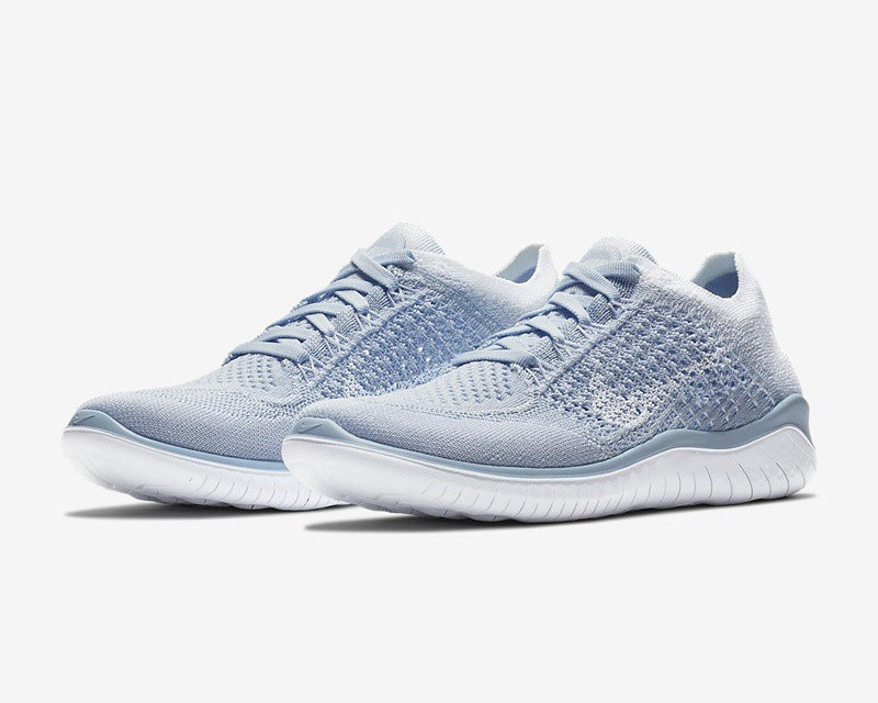 Nike free rn flyknit 2018 hydrogen blue Clearance