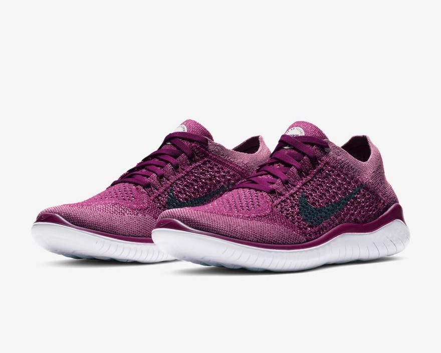 Nike free rn flyknit raspberry Sale