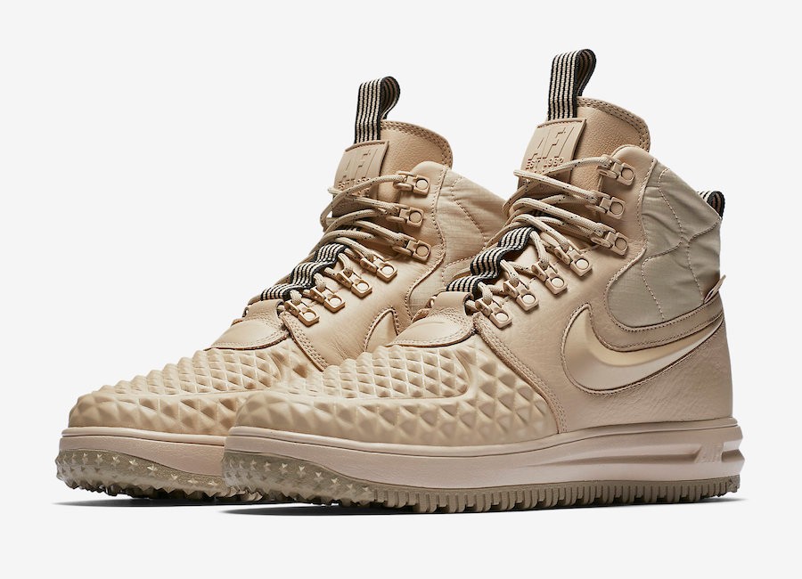 GmarShops all types kinds of nike sb shoes sale Nike Lunar Force 1 Duckboot Linen Khaki 916682 201 LF1 Duckboot