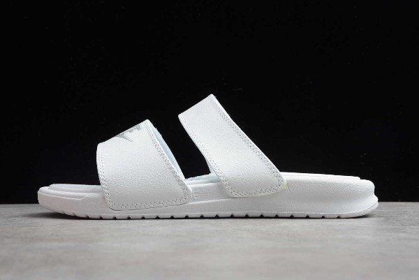 Nike benassi slides duo white store