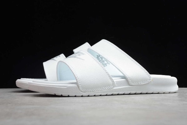 Nike benassi slides duo white store