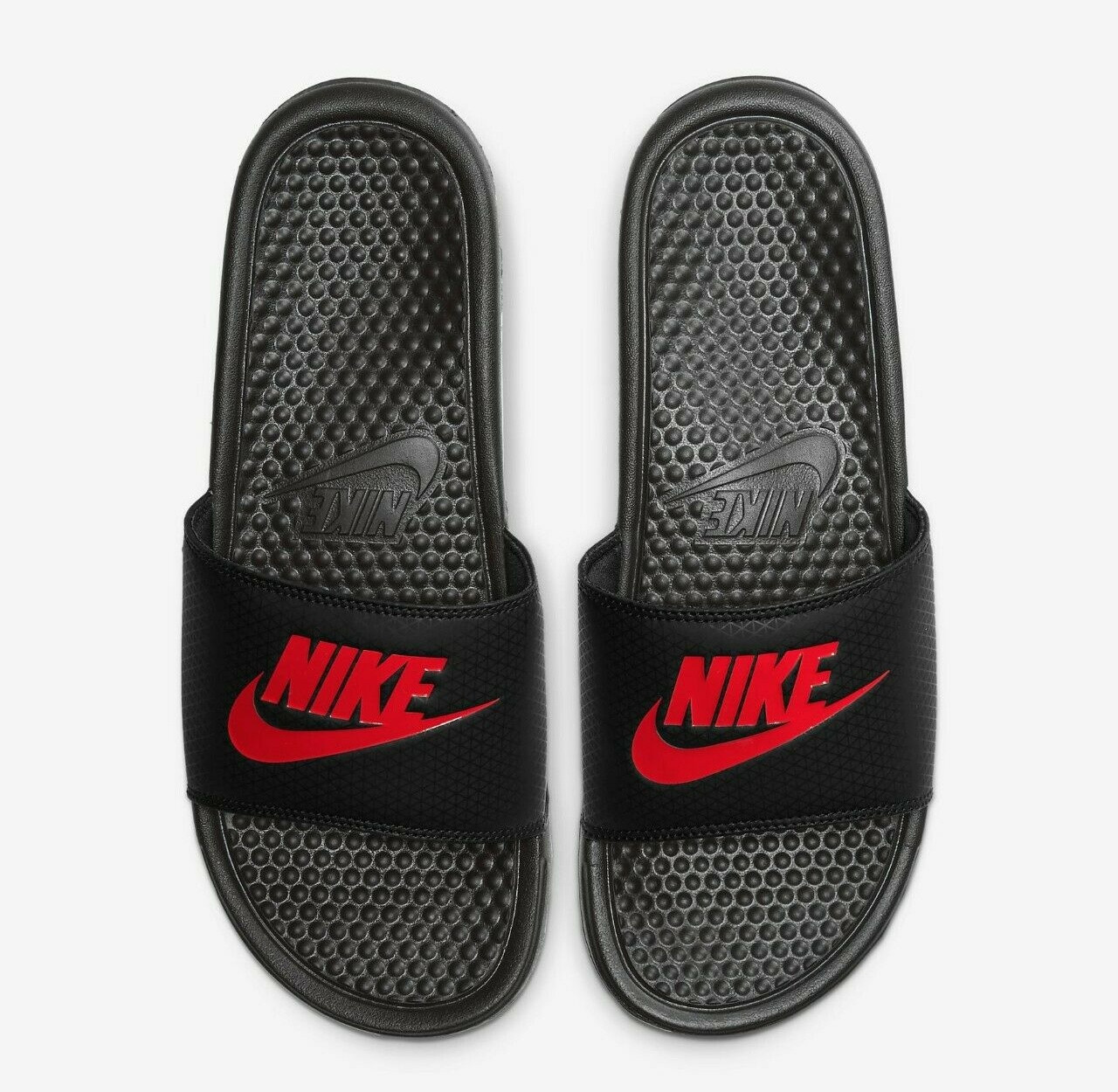 Nike benassi best sale jdi white black