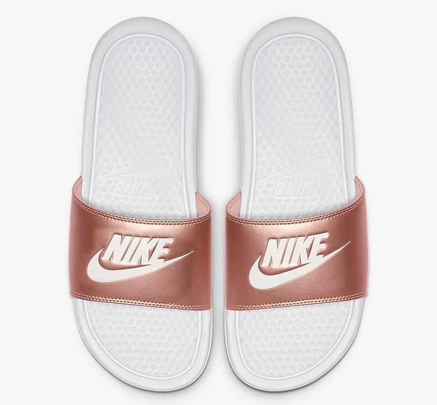 Claquette nike benassi rose online