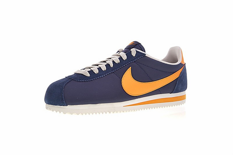 Nike Classic Cortez Nylon Navy Orange 