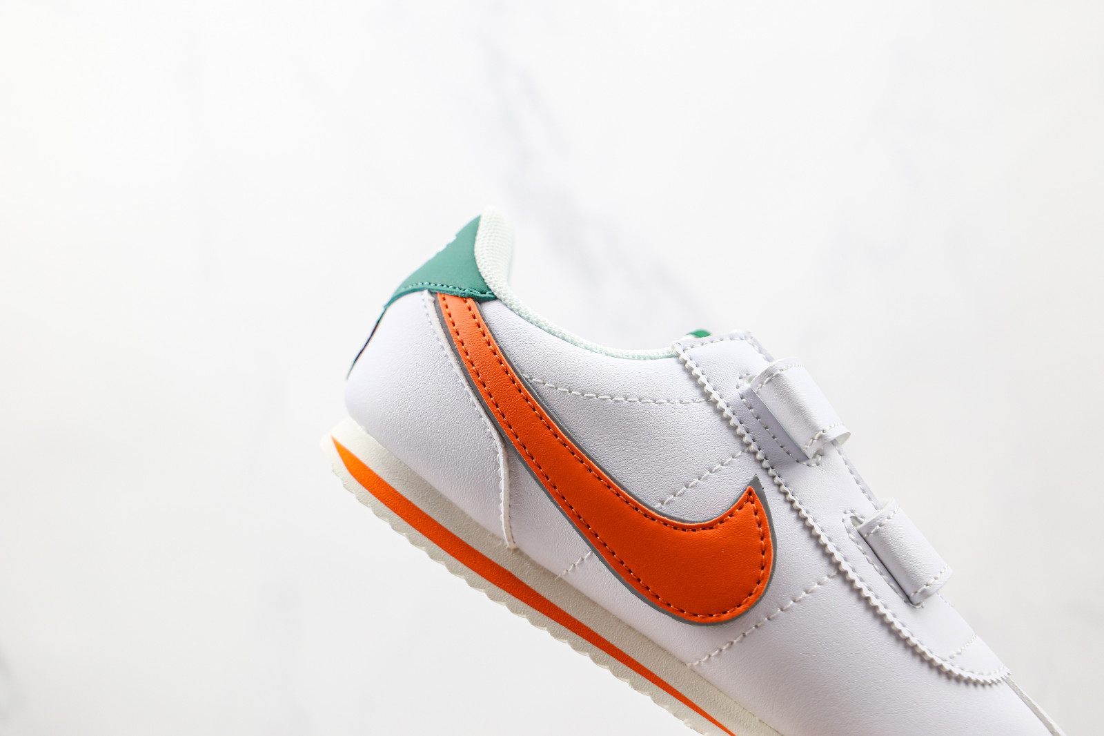 Nike Classic Cortez White Orange Green 