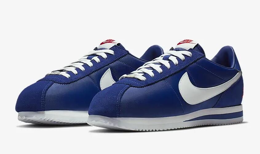 Royal blue and white nike cortez hotsell