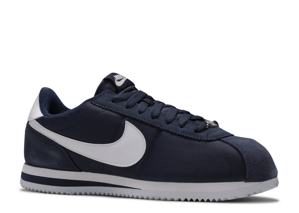 Nike Cortez Basic Nylon White Metallic 