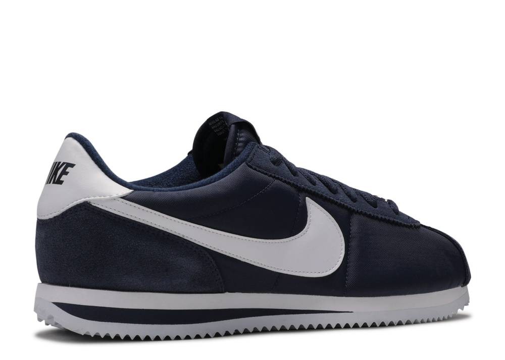 Nike Cortez Basic Nylon White Metallic 